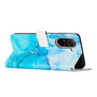 For Redmi A5 4G 171.7mm / Poco C71 Painted Marble Pattern Leather Phone Case(Blue Green) - 3
