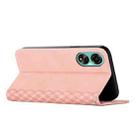 For OPPO A58 4G Diamond Splicing Skin Feel Magnetic Leather Phone Case(Rose Gold) - 3