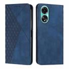 For OPPO A78 4G Diamond Splicing Skin Feel Magnetic Leather Phone Case(Blue) - 1