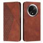 For OPPO A3 Pro China Diamond Splicing Skin Feel Magnetic Leather Phone Case(Brown) - 1