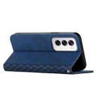 For OPPO Reno12 5G Global Diamond Splicing Skin Feel Magnetic Leather Phone Case(Blue) - 3