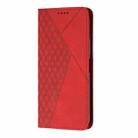 For OPPO Reno12 5G Global Diamond Splicing Skin Feel Magnetic Leather Phone Case(Red) - 2