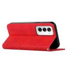 For OPPO Reno12 5G Global Diamond Splicing Skin Feel Magnetic Leather Phone Case(Red) - 3