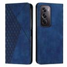 For OPPO Reno12 Pro Global Diamond Splicing Skin Feel Magnetic Leather Phone Case(Blue) - 1