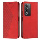 For OPPO A3 Pro Global Diamond Splicing Skin Feel Magnetic Leather Phone Case(Red) - 1