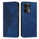 For OPPO Reno13 Pro Global Diamond Splicing Skin Feel Magnetic Leather Phone Case(Blue) - 1
