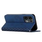 For OPPO Reno13 Pro Global Diamond Splicing Skin Feel Magnetic Leather Phone Case(Blue) - 3