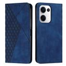 For OPPO Reno13 5G Global Diamond Splicing Skin Feel Magnetic Leather Phone Case(Blue) - 1