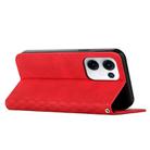 For OPPO Reno13 5G Global Diamond Splicing Skin Feel Magnetic Leather Phone Case(Red) - 3
