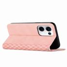 For OPPO Reno13 5G Global Diamond Splicing Skin Feel Magnetic Leather Phone Case(Rose Gold) - 3