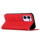 For OPPO Reno13 F 5G / 4G Diamond Splicing Skin Feel Magnetic Leather Phone Case(Red) - 3