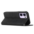 For OPPO Reno13 F 5G / 4G Diamond Splicing Skin Feel Magnetic Leather Phone Case(Black) - 3