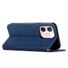For OPPO A5 Pro 5G Global Diamond Splicing Skin Feel Magnetic Leather Phone Case(Blue) - 3