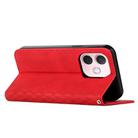 For OPPO A5 Pro 5G Global Diamond Splicing Skin Feel Magnetic Leather Phone Case(Red) - 3