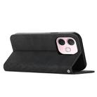 For OPPO A5 Pro 5G Global Diamond Splicing Skin Feel Magnetic Leather Phone Case(Black) - 3