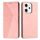 For OPPO Reno14 Pro Global Diamond Splicing Skin Feel Magnetic Leather Phone Case(Rose Gold) - 1