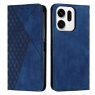 For OPPO Reno14 Global / Reno14 F 5G Diamond Splicing Skin Feel Magnetic Leather Phone Case(Blue) - 1