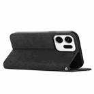 For OPPO Reno14 Global / Reno14 F 5G Diamond Splicing Skin Feel Magnetic Leather Phone Case(Black) - 3