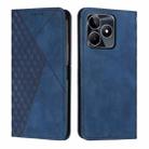 For Realme C53/Narzo N53 Diamond Splicing Skin Feel Magnetic Leather Phone Case(Blue) - 1