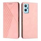 For Realme 9i 5G/V20 5G/V30t/V30 Diamond Splicing Skin Feel Magnetic Leather Phone Case(Rose Gold) - 1