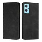 For Realme 9i 5G/V20 5G/V30t/V30 Diamond Splicing Skin Feel Magnetic Leather Phone Case(Black) - 1