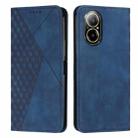 For Realme C67 4G Global Diamond Splicing Skin Feel Magnetic Leather Phone Case(Blue) - 1