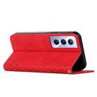 For Realme C65 4G Diamond Splicing Skin Feel Magnetic Leather Phone Case(Red) - 3