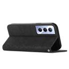 For Realme C65 4G Diamond Splicing Skin Feel Magnetic Leather Phone Case(Black) - 3
