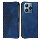 For Realme C63 Diamond Splicing Skin Feel Magnetic Leather Phone Case(Blue) - 1