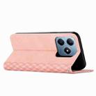 For Realme C63 Diamond Splicing Skin Feel Magnetic Leather Phone Case(Rose Gold) - 3