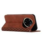 For Realme 14 Pro+ Diamond Splicing Skin Feel Magnetic Leather Phone Case(Brown) - 3