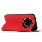 For Realme 14 Pro+ Diamond Splicing Skin Feel Magnetic Leather Phone Case(Red) - 3
