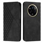 For Realme 14 Pro+ Diamond Splicing Skin Feel Magnetic Leather Phone Case(Black) - 1