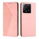 For Xiaomi 13T / Xiaomi 13T Pro Diamond Splicing Skin Feel Magnetic Leather Phone Case(Rose Gold) - 1