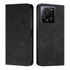 For Xiaomi 13T / Xiaomi 13T Pro Diamond Splicing Skin Feel Magnetic Leather Phone Case(Black) - 1