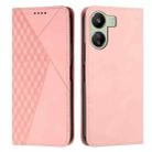 For Xiaomi Redmi 13C Diamond Splicing Skin Feel Magnetic Leather Phone Case(Rose Gold) - 1