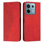 For Xiaomi Redmi Note 13 pro Diamond Splicing Skin Feel Magnetic Leather Phone Case(Red) - 1