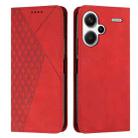 For Xiaomi Redmi Note 13 pro+ Diamond Splicing Skin Feel Magnetic Leather Phone Case(Red) - 1