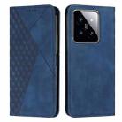 For Xiaomi 14 Diamond Splicing Skin Feel Magnetic Leather Phone Case(Blue) - 1