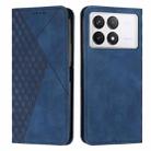 For Xiaomi Redmi K70E Diamond Splicing Skin Feel Magnetic Leather Phone Case(Blue) - 1