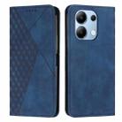 For Xiaomi Redmi Note 13 4G Global Diamond Splicing Skin Feel Magnetic Leather Phone Case(Blue) - 1