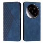 For Xiaomi 14 Ultra Diamond Splicing Skin Feel Magnetic Leather Phone Case(Blue) - 1
