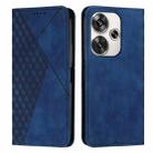 For Xiaomi Redmi Turbo 3 Diamond Splicing Skin Feel Magnetic Leather Phone Case(Blue) - 1