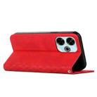 For Xiaomi Redmi 13 4G Diamond Splicing Skin Feel Magnetic Leather Phone Case(Red) - 3