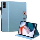 For Xiaomi Redmi Pad 2022 Cartoon Buckle Leather Tablet Case(Blue) - 1