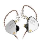 CCA CCA-CA4 3.5mm Gold Plated Plug Hybrid Technology Wire-controlled In-ear Earphone, Type:without Mic(Black) - 1