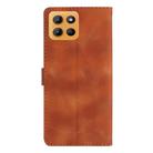 For Motorola Moto G15 Flower Butterfly Embossing Pattern Leather Phone Case(Brown) - 3