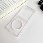 For Samsung Galaxy Z Flip5 5G Magsafe Magnetic Transparent Shockproof Phone Case - 1