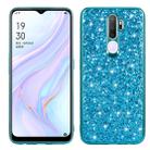 For OPPO A11 Glitter Powder Shockproof TPU Protective Case(Blue) - 1