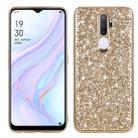 For OPPO A11 Glitter Powder Shockproof TPU Protective Case(Gold) - 1